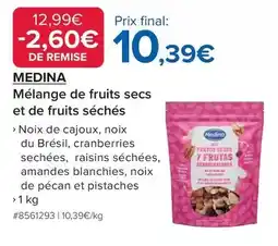 Costco Medina - mélange de fruits secs et de fruits séchés offre