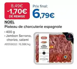 Costco Noel - plateau de charcuterie espagnole offre