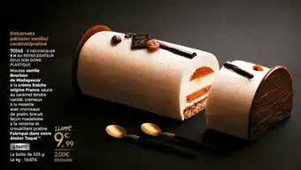 Thiriet Entremets pâtissier vanille/caramel/praliné offre