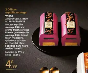 Thiriet 2 Délices myrtille sauvage offre