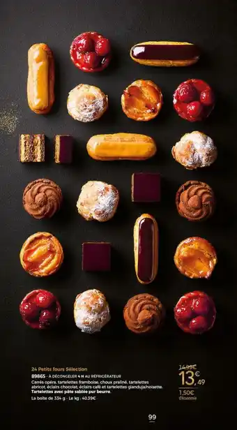 Thiriet 24 Petits fours sélection offre