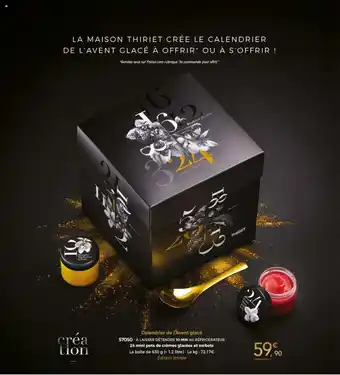 Thiriet Calendrier de l'avent glacé offre