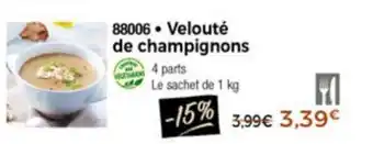 Thiriet Velouté de champignons offre