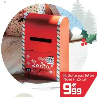 Gifi Boite aux lettre noël offre