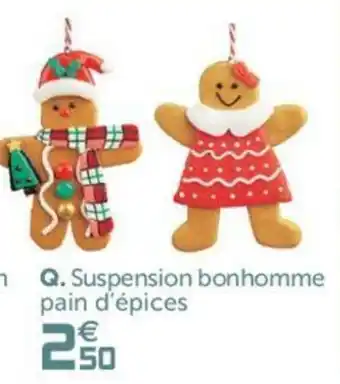 Gifi Suspension bonhomme pain d'épices offre