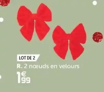 Gifi 2 Nœuds en velours offre