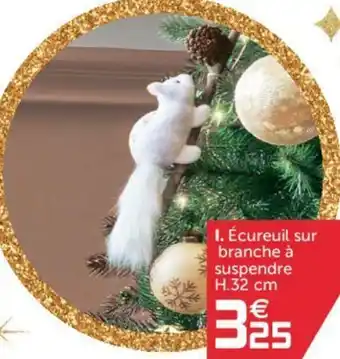 Gifi Écureuil sur branche à suspendre offre