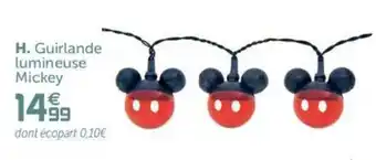 Gifi Guirlande lumineuse mickey offre