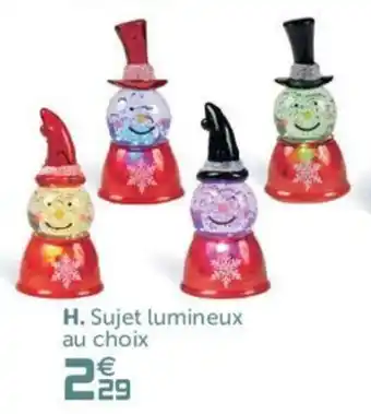 Gifi Sujet lumineux au choix offre