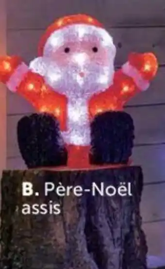 Père-noël assis