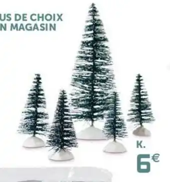 Gifi Lot de 5 sapins offre