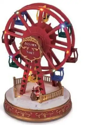 Roue Fête foraine lumineuse animée et musicale