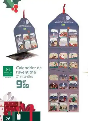 Gifi Calendrier de l'avent thé offre