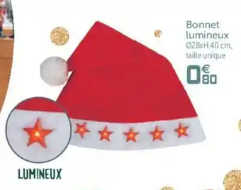 Gifi Bonnet lumineux offre