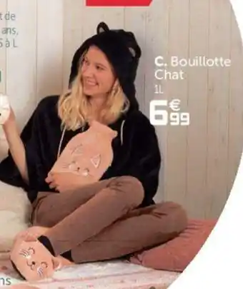 Gifi Bouillotte Chat offre