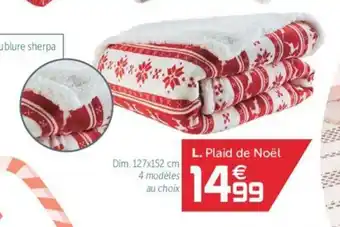 Gifi Plaid de Noël offre