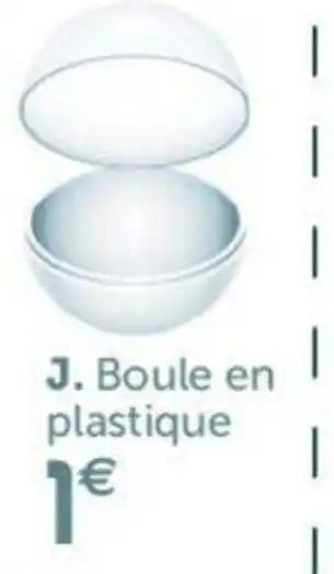 Boule en plastique