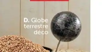 Globe terrestre déco