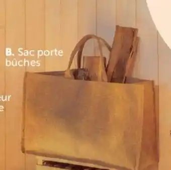Gifi Sac Porte Bûches offre