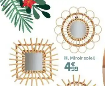 Gifi Miroir Soleil offre