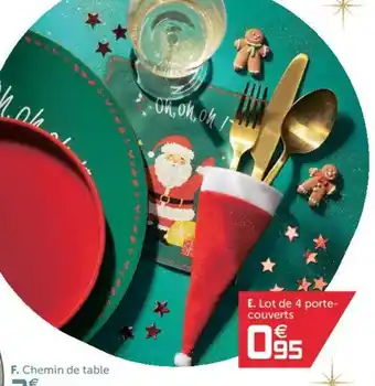 Gifi Lot de 4 Porte-Couverts offre