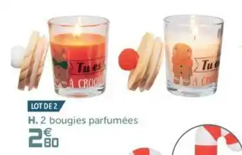 2 Bougies Parfumées