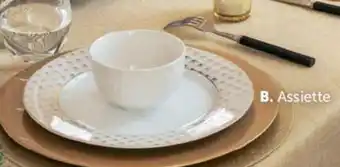 Assiette Porcelaine