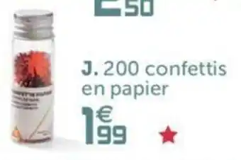 200 Confettis En Papier