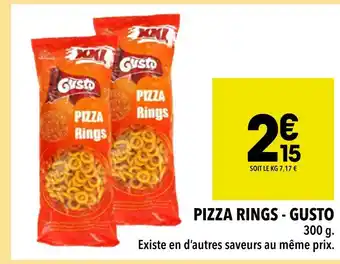 Supeco GUSTO Pizza rings offre