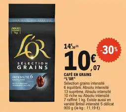 E.Leclerc L'or café en grains offre