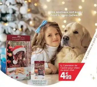 Gifi Calendrier de l'Avent Pour Chien Ou Pour Chat offre
