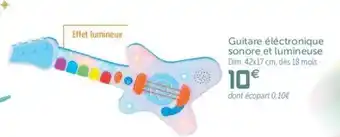 Gifi Guitare électronique Sonore Et Lumineuse offre