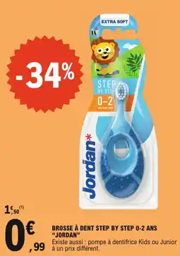 E.Leclerc Jordan brosse à dent step by step 0-2 ans offre