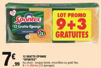 E.Leclerc Spontex 12 gratte-éponge offre