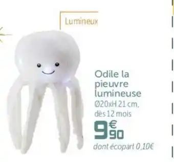 Gifi Odile La Pieuvre Lumineuse offre