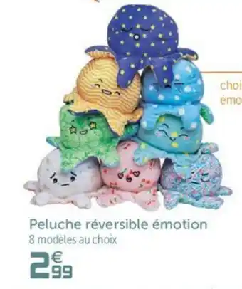 Gifi Peluche Réversible Émotion offre