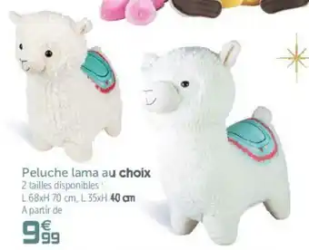 Gifi Peluche Lama Au Choix offre