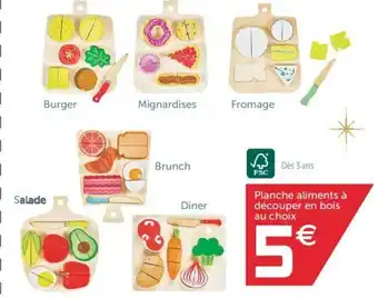 Gifi Planche Aliments à Découper En Bois offre
