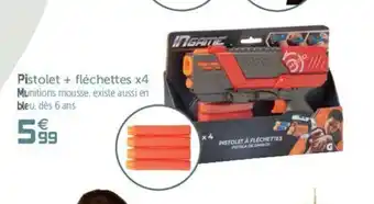 Gifi Pistolet + Fléchettes x4 offre