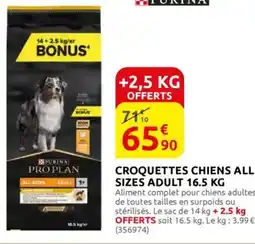 Rural Master PURINA Croquettes chiens all sizes adult offre