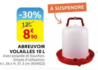 Rural Master Abreuvoir volailles offre