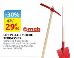 Rural Master MOB Lot pelle + pioche terrassier offre