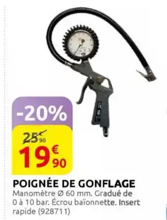 Rural Master Poignée de gonflage offre