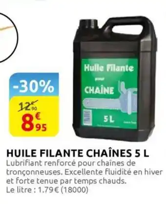 Rural Master HUILE FILANTE Chaînes offre