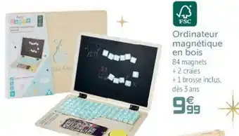Ordinateur Magnétique En Bois