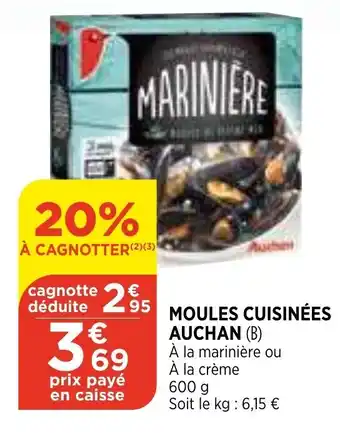 Bi1 Moules Cuisinées offre