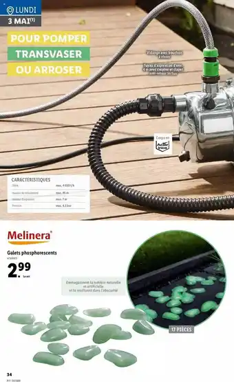 Lidl Galets Phosphorescents Melinera offre