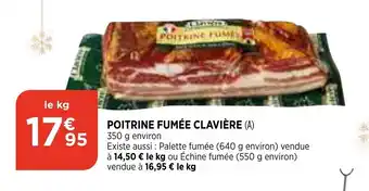 Poitrine Fumée Clavière
