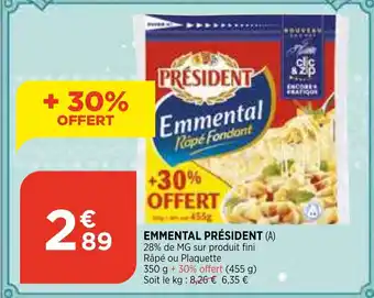 Bi1 Emmental Président offre