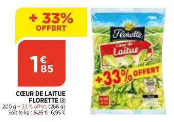 Bi1 Cœur de Laitue Florette offre